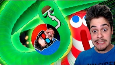 Slither.io - MINHOCA PRO vs NOOBS  ‹ AbooT ›