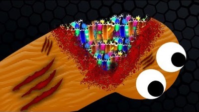 Slither.io Monster Hacker vs Small A.I. Snakes (Epic Slitherio Gameplay)