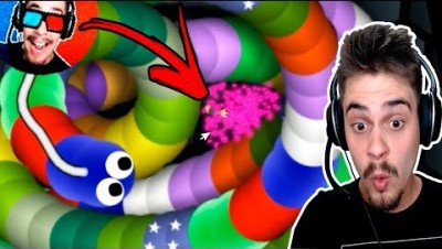 Slither.io - A NOVA MINHOCA DO JOGO ! ( Slither New Snake) 