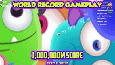 SLOMPKINS.IO [WORLD RECORD] 1,000,000 MILLION SCORE 100.00%  MAP CONTROL COVERING MAP - NEW IO GAME