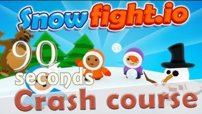 ✔ Snowfight.io in 90 seconds! ( Tip & Tricks included ) | #Random.io Crash Course 23 | Snowfightio