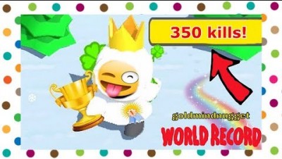 Snowfight.io WORLD RECORD BEST SCORE ( 350 kills )