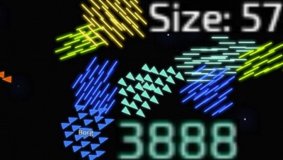 Space1.io, The Hit & Run Game - 3,888 Highscore and 57 Fleet Size