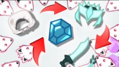 Starve.io - How to Clear the Four Quests // White Wolf Fur, Blue Cube, Blue Orb and Blue Gem