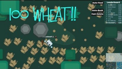 Starve.io HUGE 100 WHEAT FARM NEED WATTER EVERY SINGLE SECOND