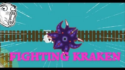 Starve.io // KILLING the Kraken and GETTING SUPERHAMMER // 4K