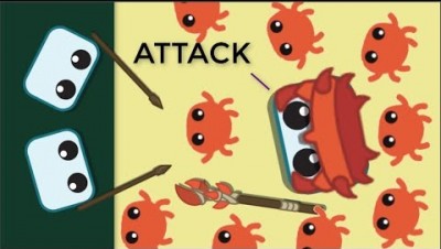 Starve.io KING OF THE CRABS LEADING AN ARMY / Starve.io UPDATE /