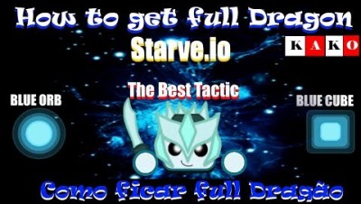 STARVE.IO - STARVE.IO Como ficar full Dragão / How to get full dragon armor/ Dragon Helmet & Sword