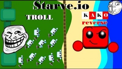 STARVE.IO - STARVE.IO FAZENDO TROLAGEM BR/ STARVE.IO TROLLING # 1 /STARVE.IO HAMMER DESTROYING