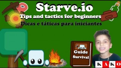 STARVE.IO - STARVE.IO MANUAL DE SOBREVIVÊNCIA #1/ HOW TO SURVIVE IN STARVE.IO #1/ STARVE.IO PT/BR