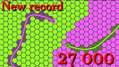 Superhex io || Incredible record || 27 000+