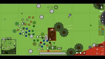 SURVIV.IO PARTIDA FRENETICA FAZENDO 1O KILL.