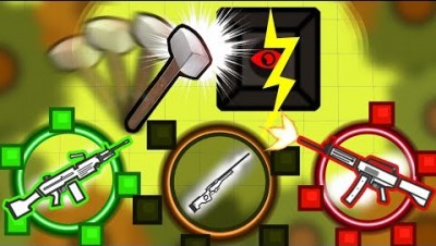 Surviv.io RAREST WEAPONS!! STONE HAMMER vs THE EYE!! (Surviv.io Woods UPDATE & Stream Highlights)