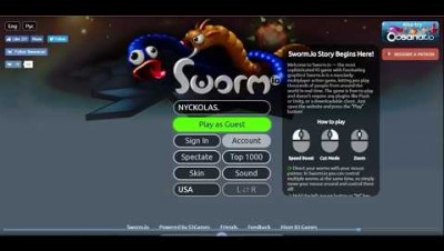 SWORM.IO AS COBRAS CARNIVORAS.