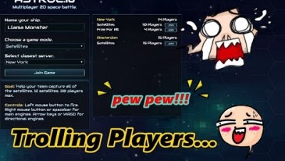 Trolling Players on Astroe.io 800 Sub Special!