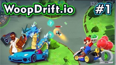 Woopdrift.io - BATALHA ESTILO MARIO KART - Gameplay #1