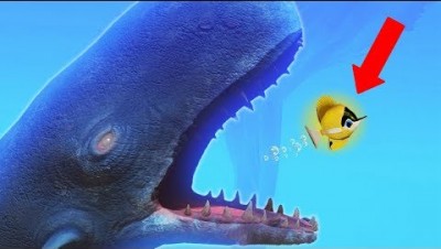 WORLD'S SMALLEST FISH vs NEW GIANT WHALE! (Small Fish CHALLENGE) (Feed and Grow Fish New Update)