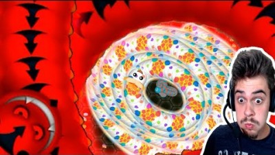 Wormate.io - CIRCULEI O LIDER GIGANTE // O SUPER BUG DO JOGO ‹ AbooT ›