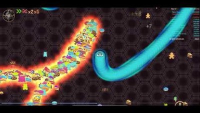 WORMATE.IO FICANDO EM 10 LUGAR NO MODO 2 TEAM.