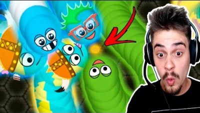 Wormate.io - GAMEPLAY ÉPICA!! // CLÃ [AB] DOMINANDO O RANKING ‹ AbooT ›
