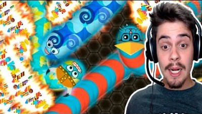 Wormate.io - GAMEPLAY ÉPICA // FIQUEI GIGANTE!! ‹ AbooT ›