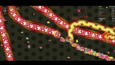 WORMATE.IO LIDERANDO COM A SKIN DOS DIAS DOS NAMORADOS.