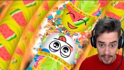 Wormate.io - USANDO 100% DO BUG PARA MATAR GIGANTES (JOGUEI MUITO!!) ‹ AbooT ›