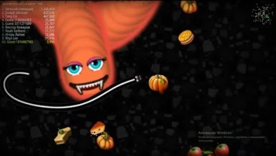 Worms Zone.  Зона Червей .Нарезка моментов.