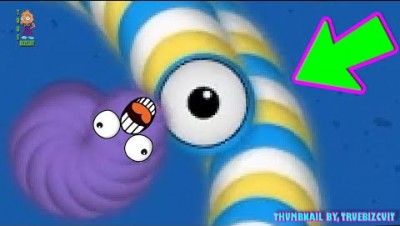 SLITHER.IO/DIEP.IO Invisible Skin - Trapping Worms - Trolling // Mod…