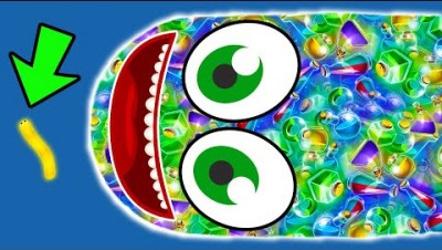 WormsZone.io EPIC Pro SLITHER SNAKE Moments / Best GIANT vs SMALL skill Worms Zone io Gameplay #17