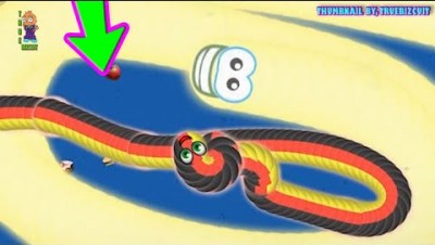 WormsZone.io Best Slither Snake Hack 2,300,000+ Score Top 001 WormZoneio  Gameplay