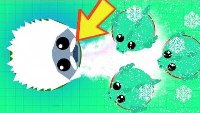 YETI CRAZY FREEZE ABILITY! ALL NEW ABILITIES! Lion Roar & Leopard Jump (Mope.io New Update)