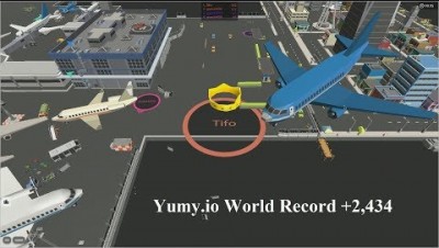 Yumy.io (Hole.io) World Record +2,434
