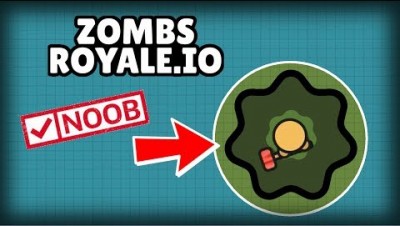 ZOMBSROYALE.IO BIGGEST NOOB GETS A WIN!! New .io Game like Fortnite! (zombsroyale how to win guide)